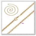18k rose gold ep belcher necklace 3mm