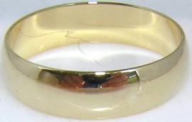 18K GOLD EP UNISEX WEDDING BAND RING