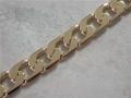 14k gold ep cuban mens necklace 6 mm 28 grams