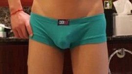 Cocksox sexy mens boxer brief GREEN underwear jocks low rider