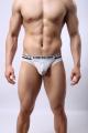 Brief White mesh mens see through mesh jock underwear briefs sexy