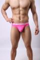 NEW Brief PINK mesh mens see through mesh jock underwear briefs sexy