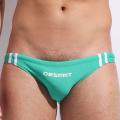 green white Style swim Swimwear Mens  low waist bathers yellow