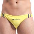 yellow black Style swim Swimwear Mens  low waist bathers yellow
