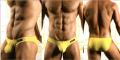 Cocksox sexy mens brief YELLOW underwear jocks penis enhance pouch